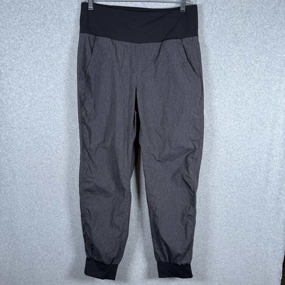Prana joggers womens‎ medium gray pull on athletic casual